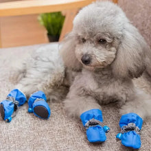 将图片加载到图库查看器，4-Pieces: Water-Resistant Dog Bootie Shoes
