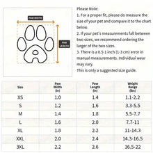 将图片加载到图库查看器，4-Pieces: Water-Resistant Dog Bootie Shoes
