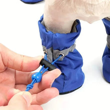 将图片加载到图库查看器，4-Pieces: Water-Resistant Dog Bootie Shoes
