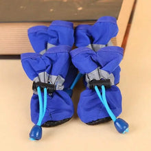 将图片加载到图库查看器，4-Pieces: Water-Resistant Dog Bootie Shoes
