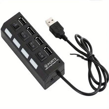 将图片加载到图库查看器，4-Port USB Switch Universal Hub
