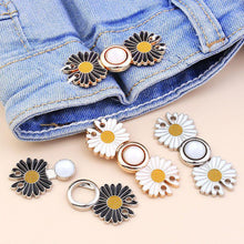 Load image into Gallery viewer, 4 Sets Pant Waist Tightener Fashion Pants Clips Waist Tightener Sewing Buttons Pins for Jeans Dress Too Big Loose Adjustable  Button Pins Sewing Button Waist Tightener Clip Waist Adjuster Clips for Dresses Pants Jeans
