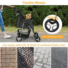 Load image into Gallery viewer, 4 Wheels Pet Foldable Stroller
