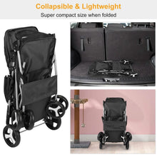 Load image into Gallery viewer, 4 Wheels Pet Foldable Stroller
