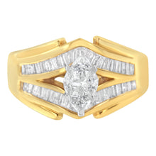 Load image into Gallery viewer, 14KT Two-Toned Gold Diamond Cocktail Ring (1 cttw, H-I Color, SI1-SI2 Clarity)
