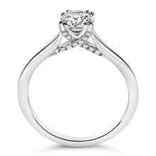 Load image into Gallery viewer, 14K White Gold 7/8 Cttw Lab Grown Diamond Solitaire Cathedral Style Engagement Ring (F-G Color, VS1-VS2 Clarity) - Size 5
