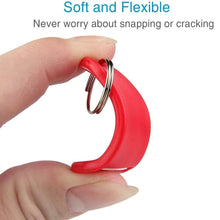 Load image into Gallery viewer, 40-Pack: Uniclife Tough Plastic Key Tags with Split Ring Label Window
