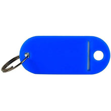 Load image into Gallery viewer, 40-Pack: Uniclife Tough Plastic Key Tags with Split Ring Label Window

