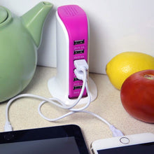 Load image into Gallery viewer, 40 Watt 6-Port USB Power Charging Station
