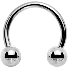 Load image into Gallery viewer, 14G 1/2 Stainless Steel Horseshoe Circular Barbell
