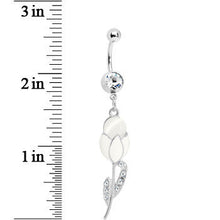 Load image into Gallery viewer, Crystalline Gem Tulip Globe Flower Belly Ring
