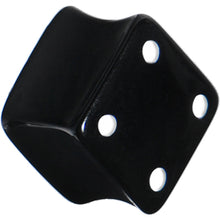 将图片加载到图库查看器，0G Black Acrylic Square Dice Saddle Plug
