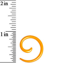 Load image into Gallery viewer, 8G Honey Yellow Metallic Pearl Acrylic Spiral Taper
