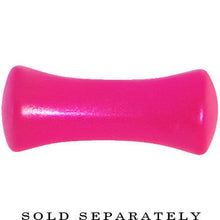Load image into Gallery viewer, 6G Hyacinth Pink Metallic Pearl Acrylic Saddle Plug
