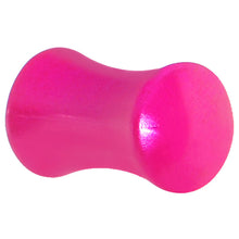 Load image into Gallery viewer, 2G Hyacinth Pink Metallic Pearl Acrylic Saddle Plug
