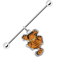 将图片加载到图库查看器，38mm Dangling Garfield Industrial Barbell
