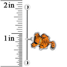 将图片加载到图库查看器，38mm Dangling Garfield Industrial Barbell
