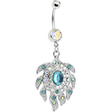 将图片加载到图库查看器，Aurora Gem Sea Flower Belly Ring
