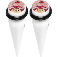 Load image into Gallery viewer, 1/2 Strawberry Shortcake Acrylic Taper Set
