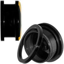 将图片加载到图库查看器，1 inch Black Acrylic Batman Screw Fit Plug Set
