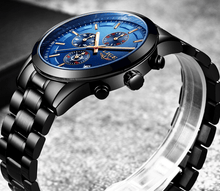 Load image into Gallery viewer, Men's Waterproof  Watch With Chronometers And Date Display Unique Design Perfect Gift
