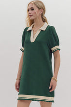 Load image into Gallery viewer, Trendy Contrast Short Sleeve Mini Dress Soft &amp; Comfortable Casual Dress for Women
