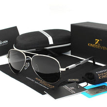 将图片加载到图库查看器，Aviation Luxury Aluminum Magnesium Gold Fashion Polarized Lens Sunglasses Men/Women Driving Mirror Sunglasses  Military Style
