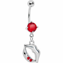 Load image into Gallery viewer, Seductive Lips Belly Ring
