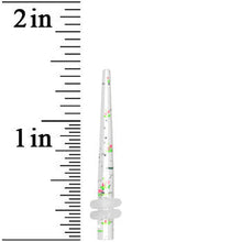 将图片加载到图库查看器，8G Clear Acrylic Glitter Cherry Confetti Taper
