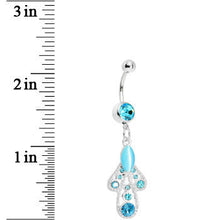 Load image into Gallery viewer, Blue Moonlit Enchantment Belly Ring
