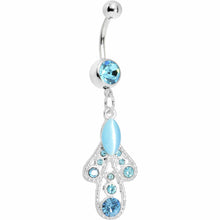Load image into Gallery viewer, Blue Moonlit Enchantment Belly Ring
