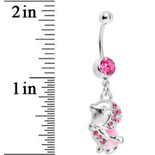 将图片加载到图库查看器，Pink Gem Bundle Up Winter Belly Ring
