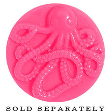 Load image into Gallery viewer, 20mm Pink Acrylic Octopus Plug
