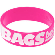 Load image into Gallery viewer, Pink White Funbags Awareness for Breast Cancer Bracelet
