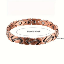 将图片加载到图库查看器，Magnetic Energy Therapy Pain Relief Copper Bracelet For Men And Women
