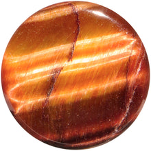 Load image into Gallery viewer, 7/16 Red Tiger Eye Natural Stone Plug Set
