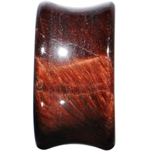 Load image into Gallery viewer, 7/8 Red Tiger Eye Natural Stone Plug
