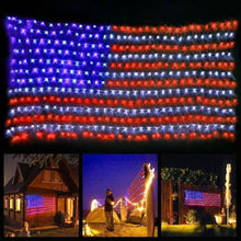 将图片加载到图库查看器，420 LED American Advanced Flag String Lights
