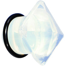 将图片加载到图库查看器，1/2 Opalite Semi Precious Stone Pyramid Top Plug
