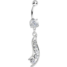 将图片加载到图库查看器，Crystalline Gem Journey Swirl Belly Ring
