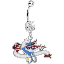 Load image into Gallery viewer, Crystalline Gem Songbird Belly Ring
