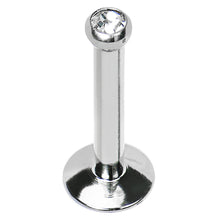 Load image into Gallery viewer, 14G 3/8 Internally Threaded 2.5mm Gem Ball Labret
