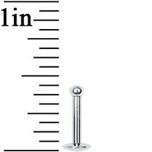 将图片加载到图库查看器，14G 5/16 Internally Threaded 2.5mm Gem Ball Labret
