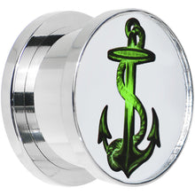 将图片加载到图库查看器，5/8 Stainless Steel Anchor Light Up Plug

