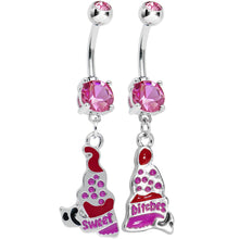 将图片加载到图库查看器，Sweet Bitches Cupcake Best Friends Belly Ring Set
