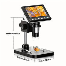 将图片加载到图库查看器，4.3'' IPS LCD Digital Microscope 1000X Magnification Microscope

