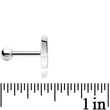 Load image into Gallery viewer, Silver 925 Lightning Bolt Cartilage Tragus Earring
