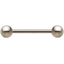 Load image into Gallery viewer, 14G Grade 23 Solid Titanium Barbell 5/8 5mm
