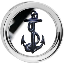 将图片加载到图库查看器，7/8' Anchor's Away Reversible Mirror Screw Fit Plug
