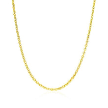Load image into Gallery viewer, 14k Yellow Gold Forsantina Lite Cable Link Chain 1.9mm

